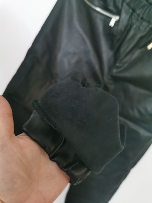 Pantaloni imitație piele, L
