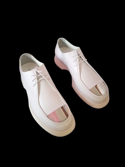 Neil barrett metal toe derby