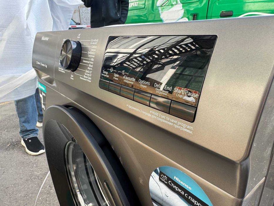 Стиральная машина Hisense 7 кг Inverter Steam WFQP7012VMT