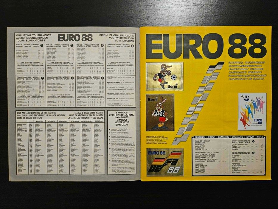 Album Panini Euro 88, complet.
