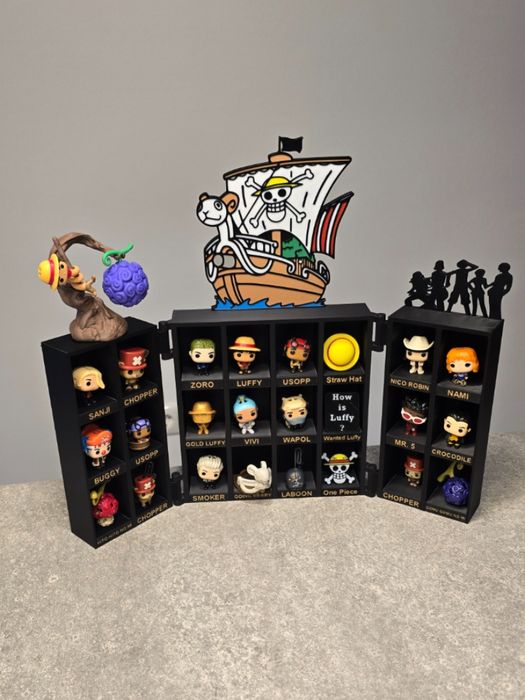 3D принтирана стойка за One Piece Kinder Joy