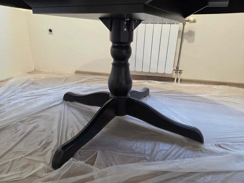 Кръгла разтегаема маса модел INGATORP от Икеа/Ikea