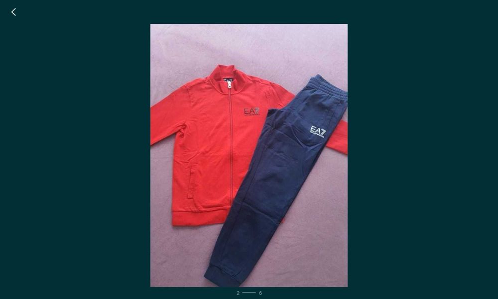 trening armani unisex copii original varsta 8-10 ani