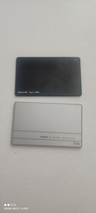Calculator CASIO SL-760 și BRAUN AG
