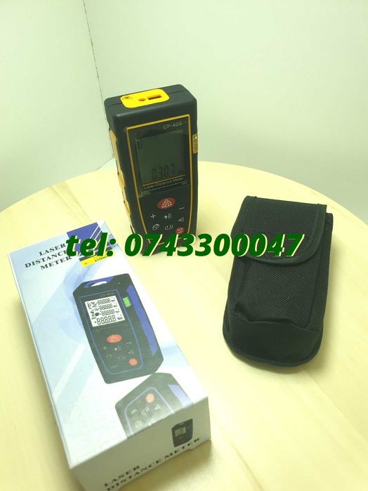 Ruleta  Telemetru Laser Verde 40m