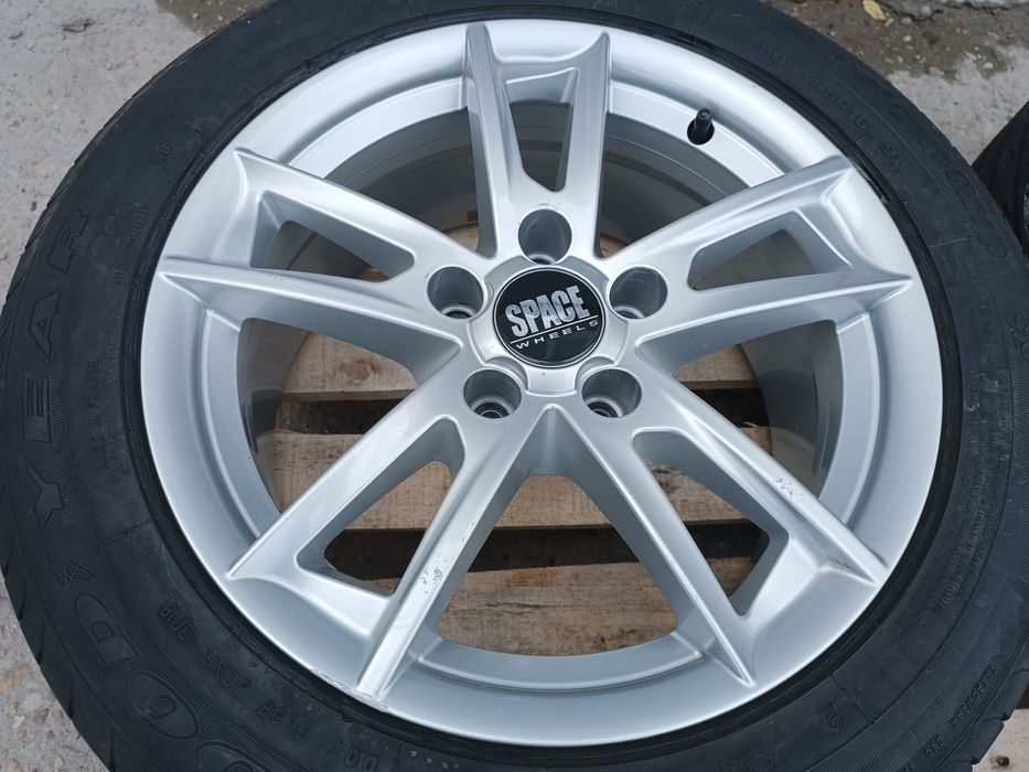 Лети джанти 16ки 5х112 Space Wheels + летни гуми 205/55/16