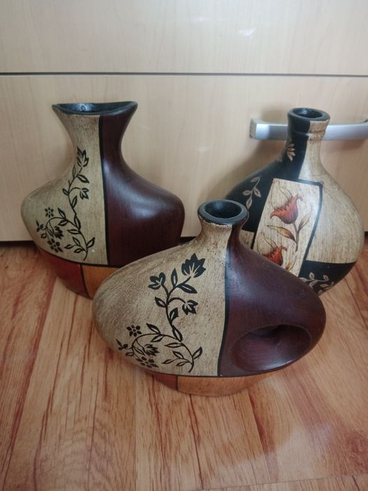 Декоративные вазы 3шт