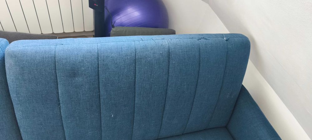 Разтегателен диван HARNDRUP тъмносин