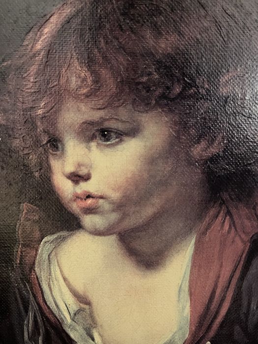Красива картина “Русото момче” по Jean Baptiste Greuze