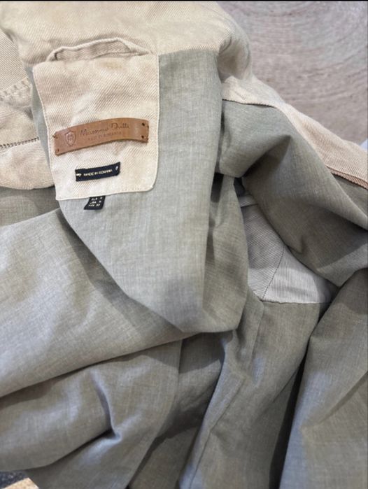 Massimo Dutti 100% ленен тренч