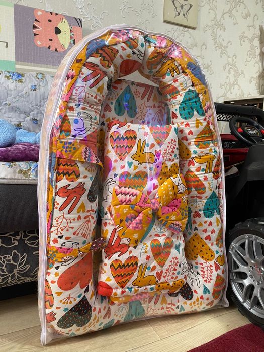 Кокон конверт с пледом