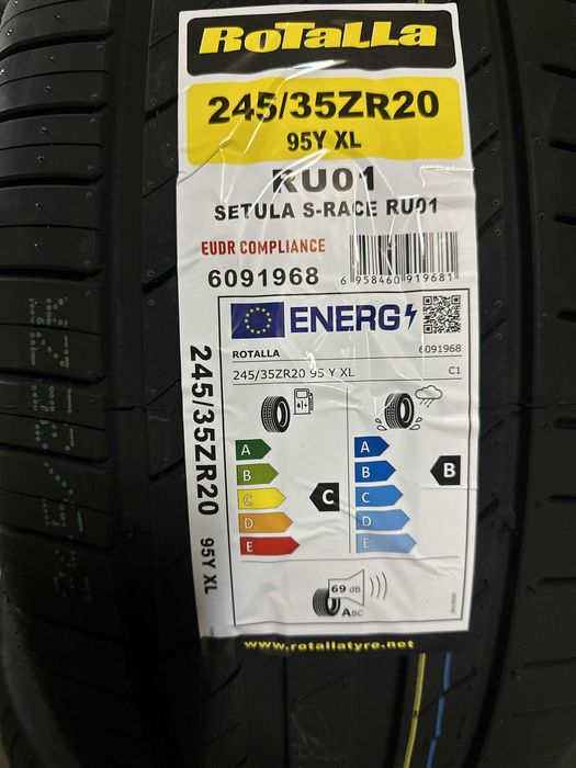 Нови летни гуми ROTALLA SETULA S-RACE RU01 245/35R20 95Y XL НОВ DOT