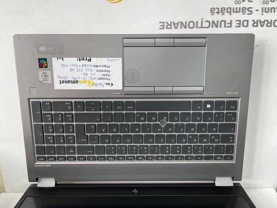 Laptop HP ZBook Fury 15 G7 i7-10th Gen -A-