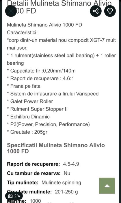 Mulinete Shimano