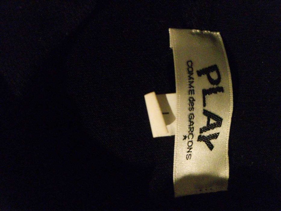 Comme des Garcons PLAY черное поло