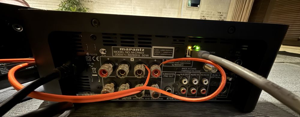 Marantz M-CR603 HiFi Audio CD/DAB Network Receiver Amplifier Aux Inputs