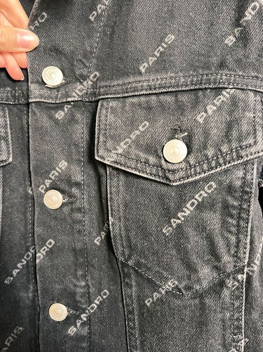 Jacheta jeans sandro