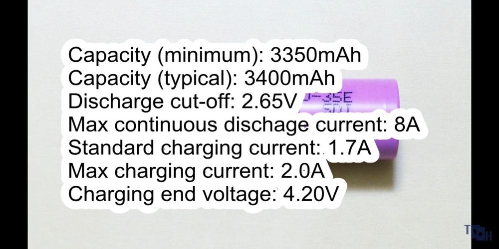 Acumulator SAMSUNG 35e INR 18650 3500mAh Li-ION noi originali