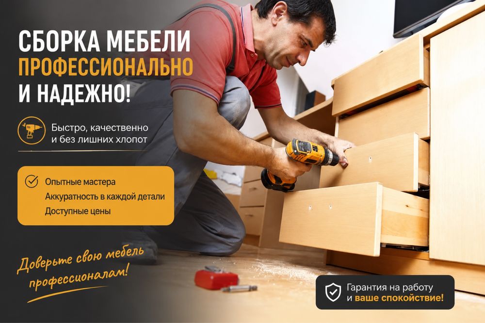 Ремонт мебели — быстро, качественно, недорого!