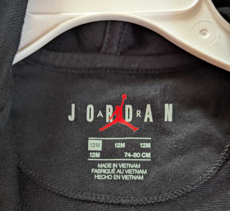 Nike Jordan Bodysuit бебешко боди за 12 месеца от Сащ