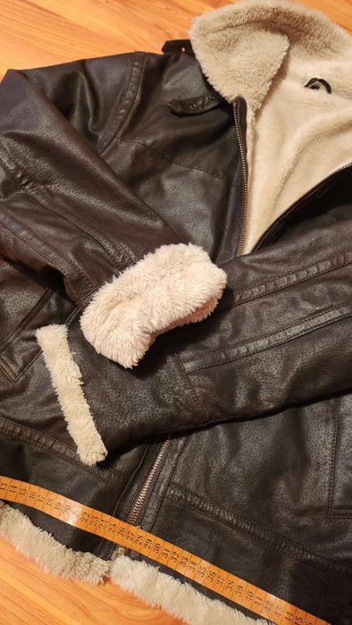Geacă Pilot bomber aviator  piele naturală