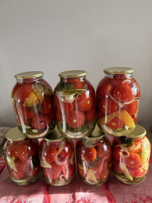 Домашняя консервация ( помидоры)