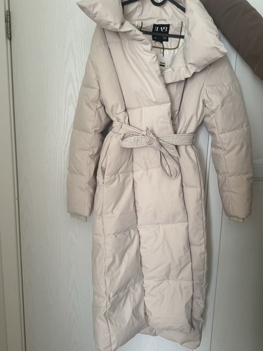 Чисто ново дълго и дебело дамско  зимно яке, размер S