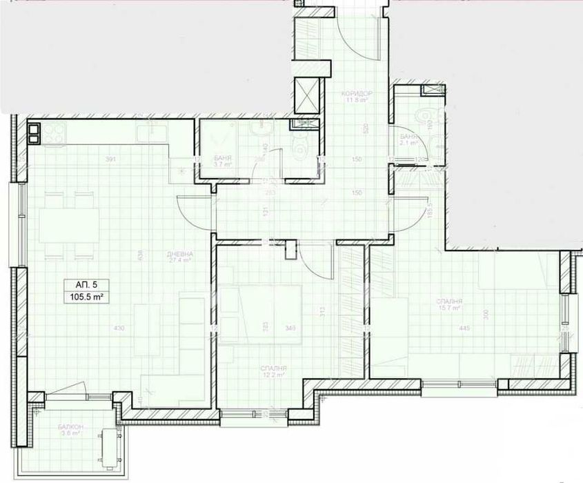 Продава се Тристаен апартамент в Стара Загора, Кольо Ганчев - 106 кв.м за 903 €/кв.м - Снимка #2