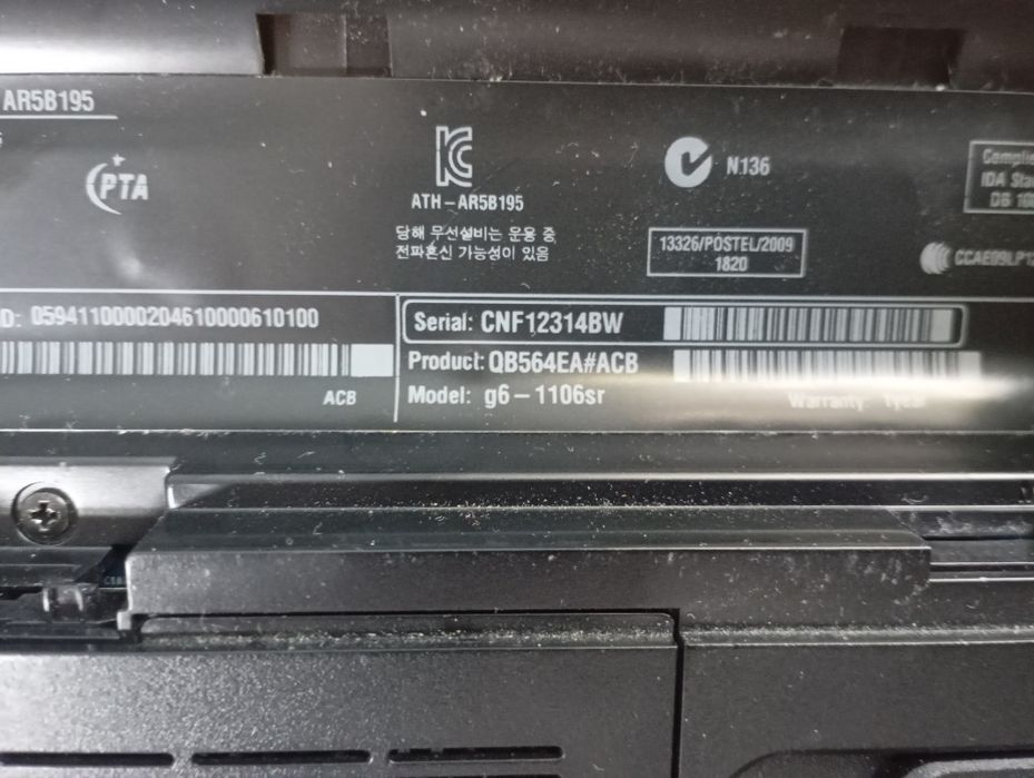 продам клавиатуру на hp g6-1106sr