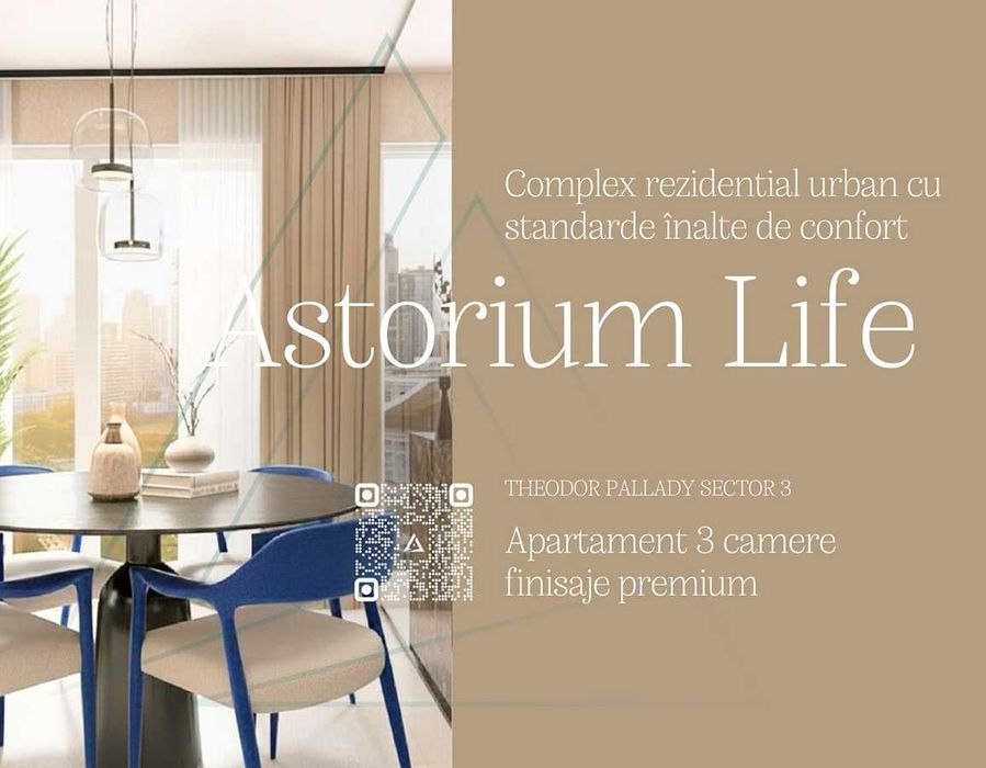 Apartament 3 Camere în Ansamblu Rezidențial Finisaje de Lux Comision 0