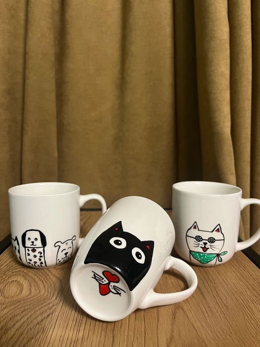 Ръчно рисувани чаши