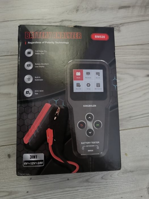 Tester acumulatori auto Kingbolen BM 520