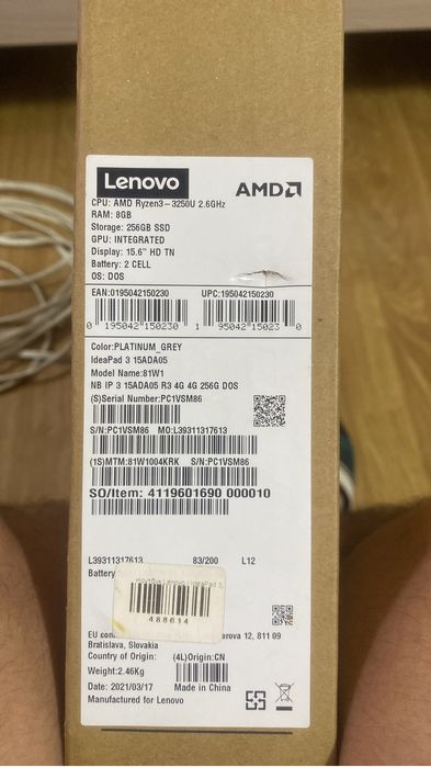 Ноутбук Lenovo IdeaPad 3