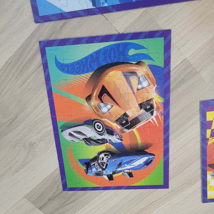 Puzzle hot wheels