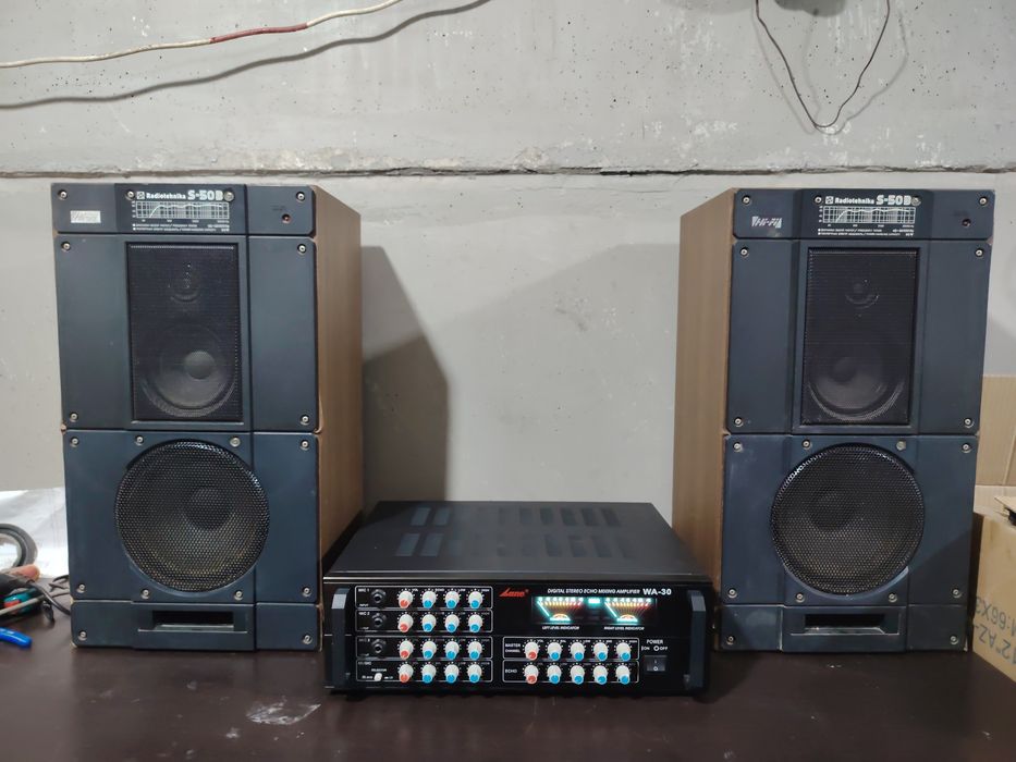 Radiotexnika S-50B с усилителем
