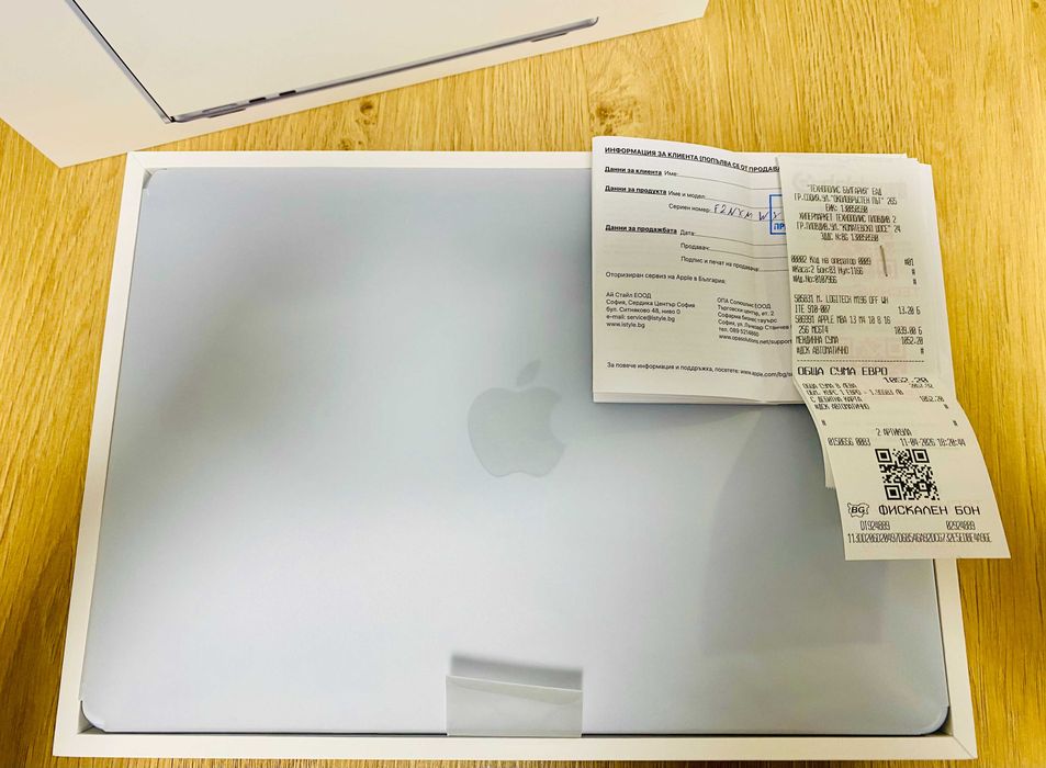 ЧИСТО НОВ !!! Apple MacBook Air 13" 2025, Apple M4, 16GB RAM, 256GB, Sky Blue, 100% BH ТЕХНОПОЛИС — миниатюра 10