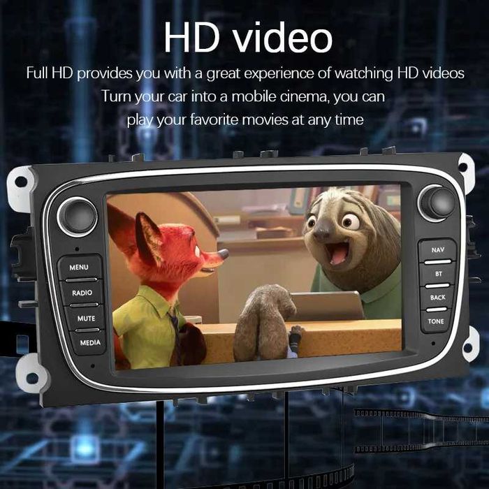 Мултимедия за Ford Focus S-Max Mondeo Galaxy Kuga с Android Навигация