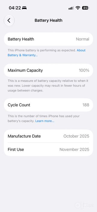 Iphone 17 pro 512GB Silver titanium