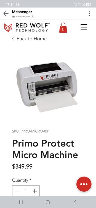 Aparat aplicare folii protecție Primo Protect