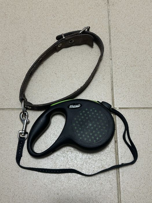 Поводок рулетка трос flexi б/у