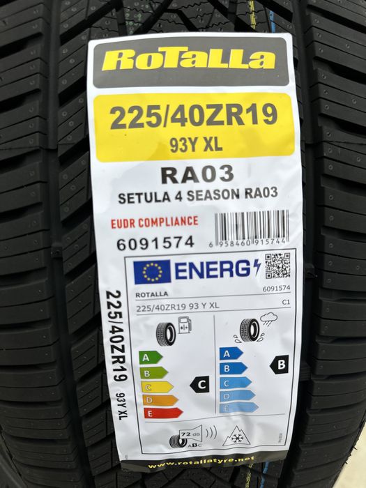Всесезонен спорт пакет ROTALLA 225/40R19 93Y XL 255/35R19 96Y XL БОРД