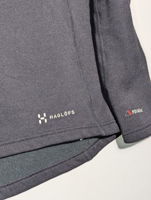 Bluza polar fleece tehnic damă outdoor hiking  Haglofs Polartec mărime
