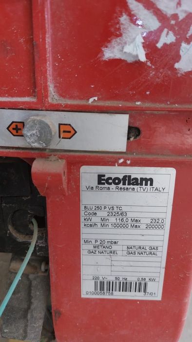 Большой котёл Ecoflam.