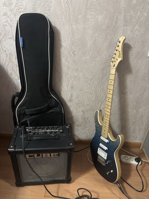 Электрогитара и усилитель