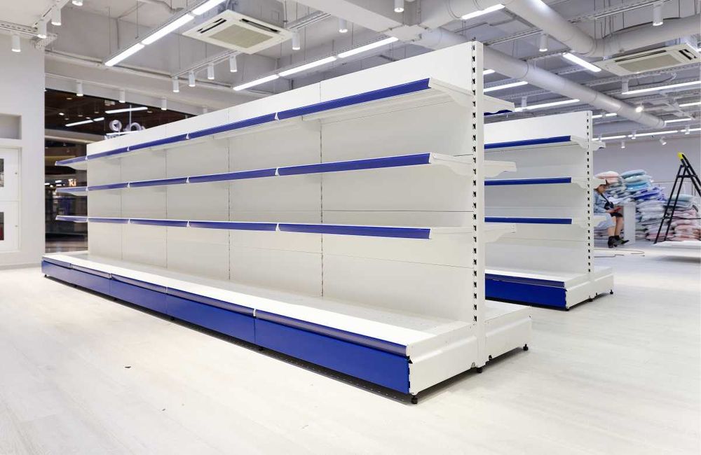 Торговая мебель для магазинов из металла