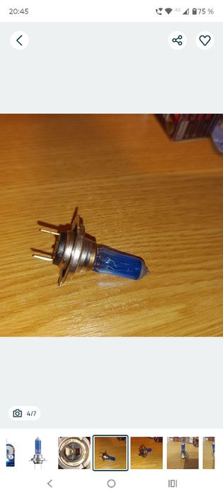 Bec halogen cool blue h7