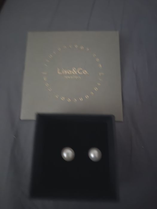 Bijuterii, cercei perle cu tortițe argint placat cu aur