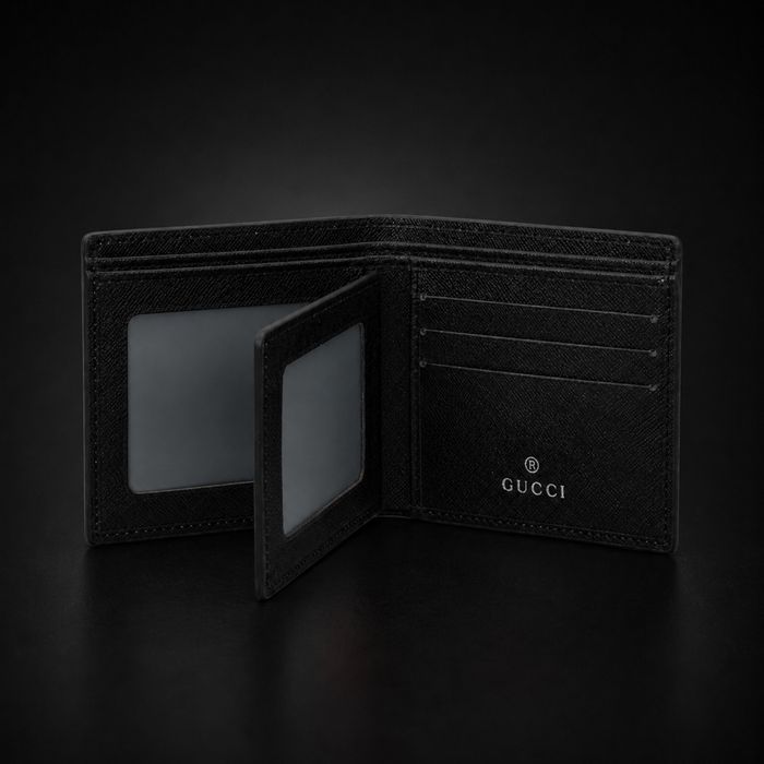 Черен Gucci портфейл Kingsnake