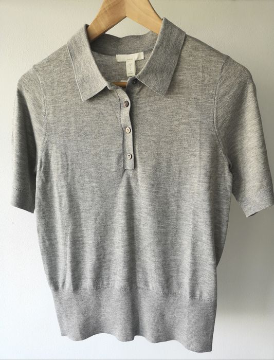 Bluza pulover gri polo H&M