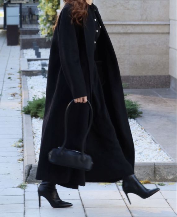 Пальто из кашемира и шерсти